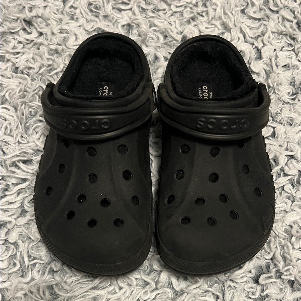 CROCS Baya Clog with Fuzzy Lining